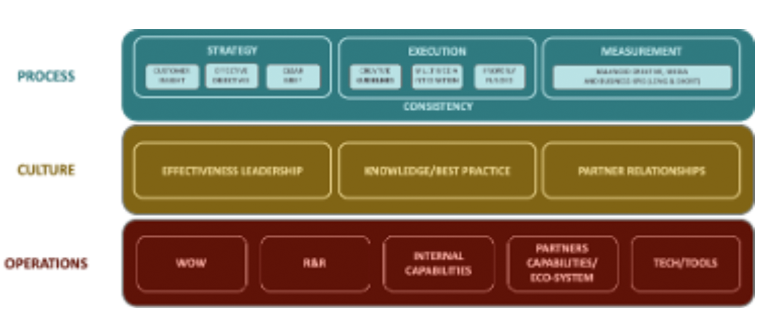 Reckitt global marketing modal diagram